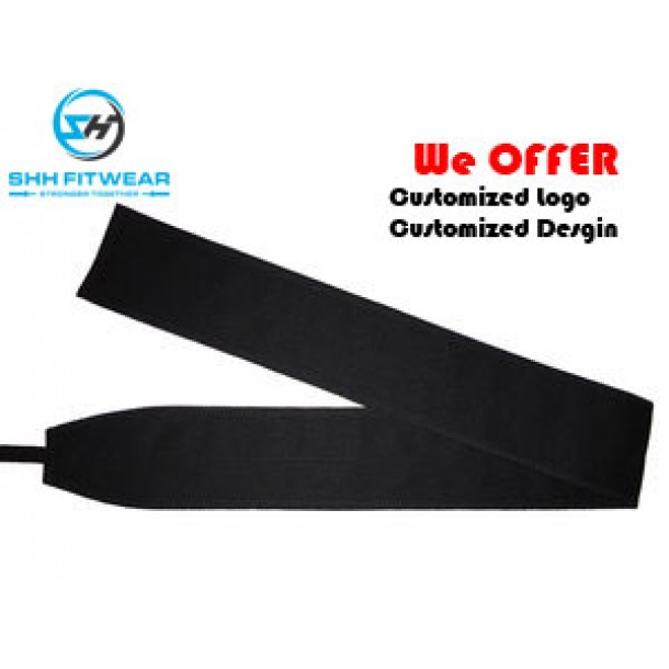 weight lifting wrist wraps black+-+black W001